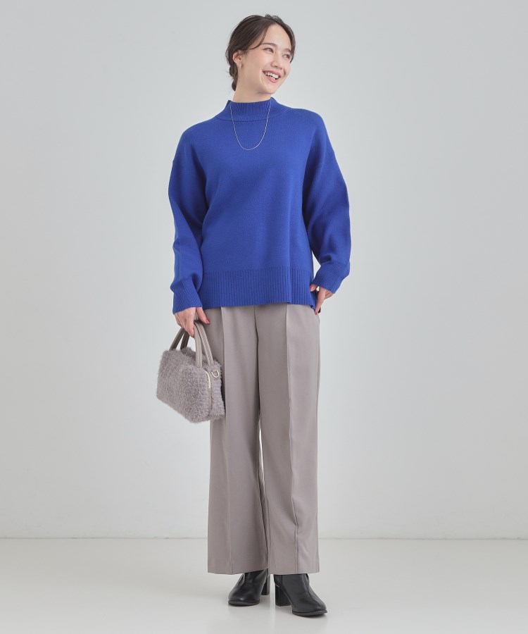 洗濯機可/S-LL】もちもちハイネックニット（ニット/セーター） | SHOO