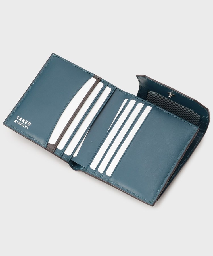 NEW レザーリップルシリーズ】 コンパクトウォレット（財布） | TAKEO