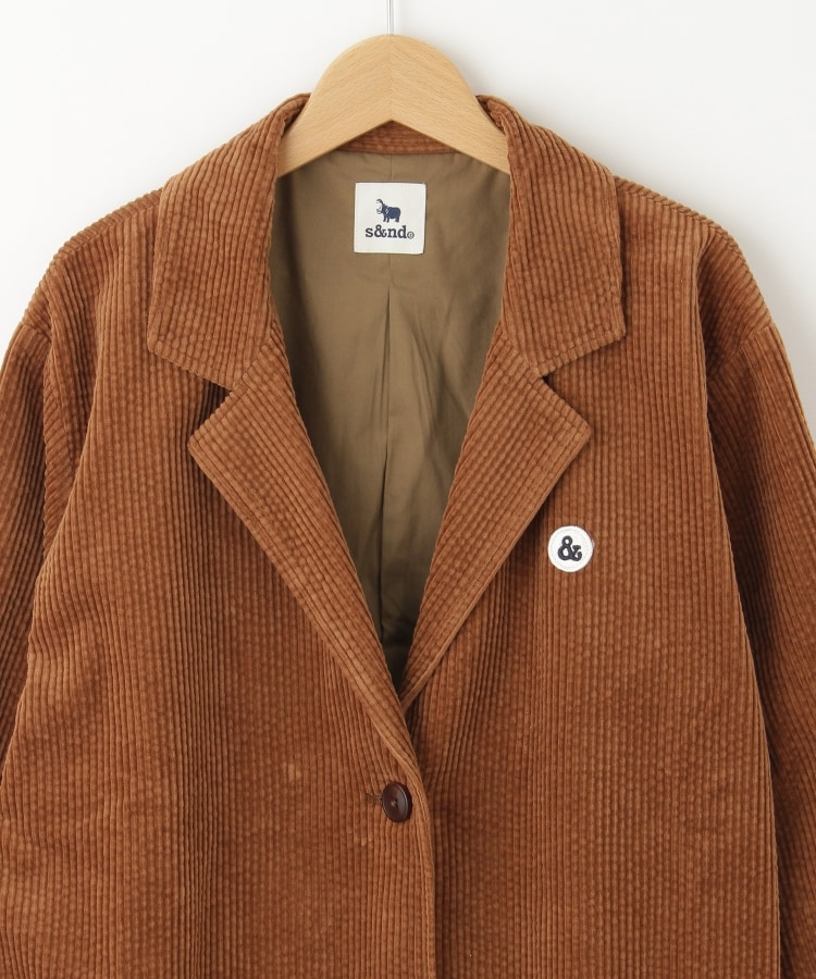 s＆nd（セカンド） コーデュロイコート（チェスターコート） | OFF
