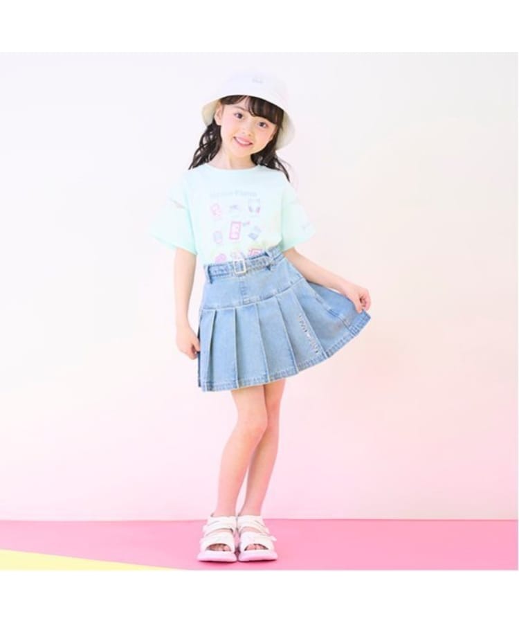 ベルトつきプリーツスカート インナーパンツセット（その他） | mezzo