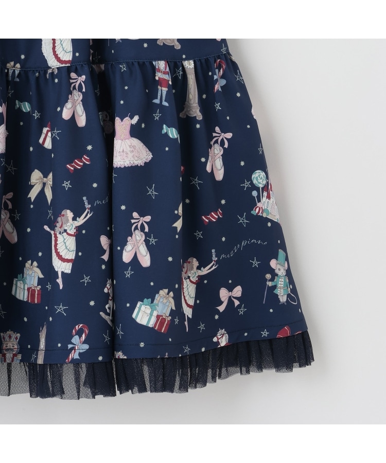 くるみ割り人形柄キャミワンピース（ミドルワンピース） | mezzo piano