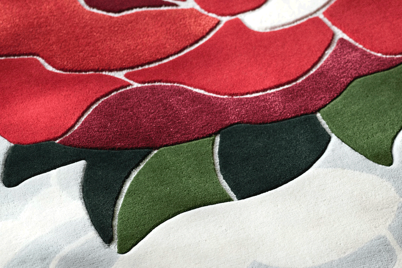 牡丹（L） ｜ 山形緞通｜オンラインストア