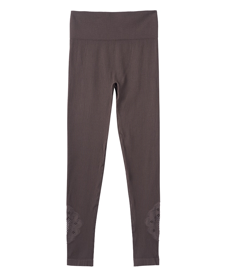 SUKALA】アクティブデイジーレギンス(Lサイズ ブラウン・ワイン