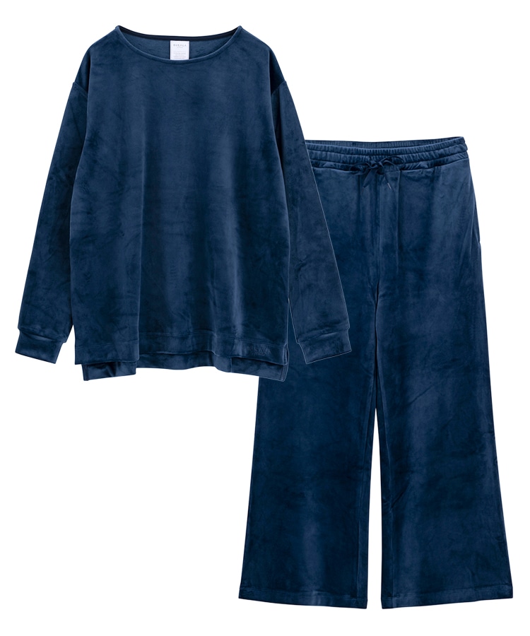 SUKALA HOME】リラックスフィルセラシャギーベロアパジャマ(M・Lサイズ