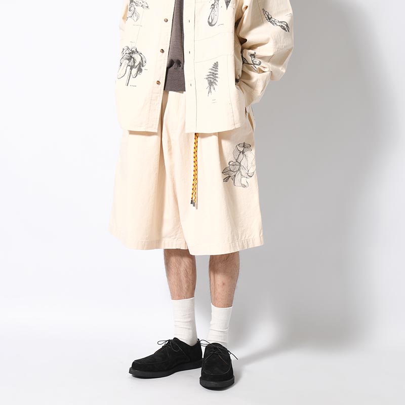 PATCHWORK BOTANICAL SHORTS -2.COLOR- | IN ONLINE STORE