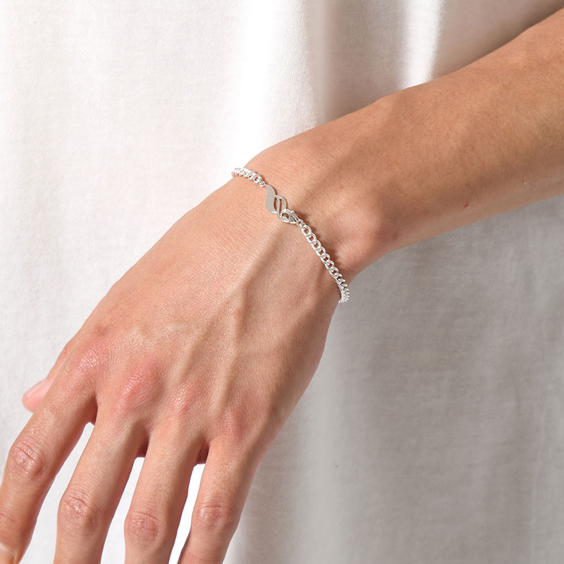 S CHAIN BRACELET 19.5cm -SILVER- | IN ONLINE STORE