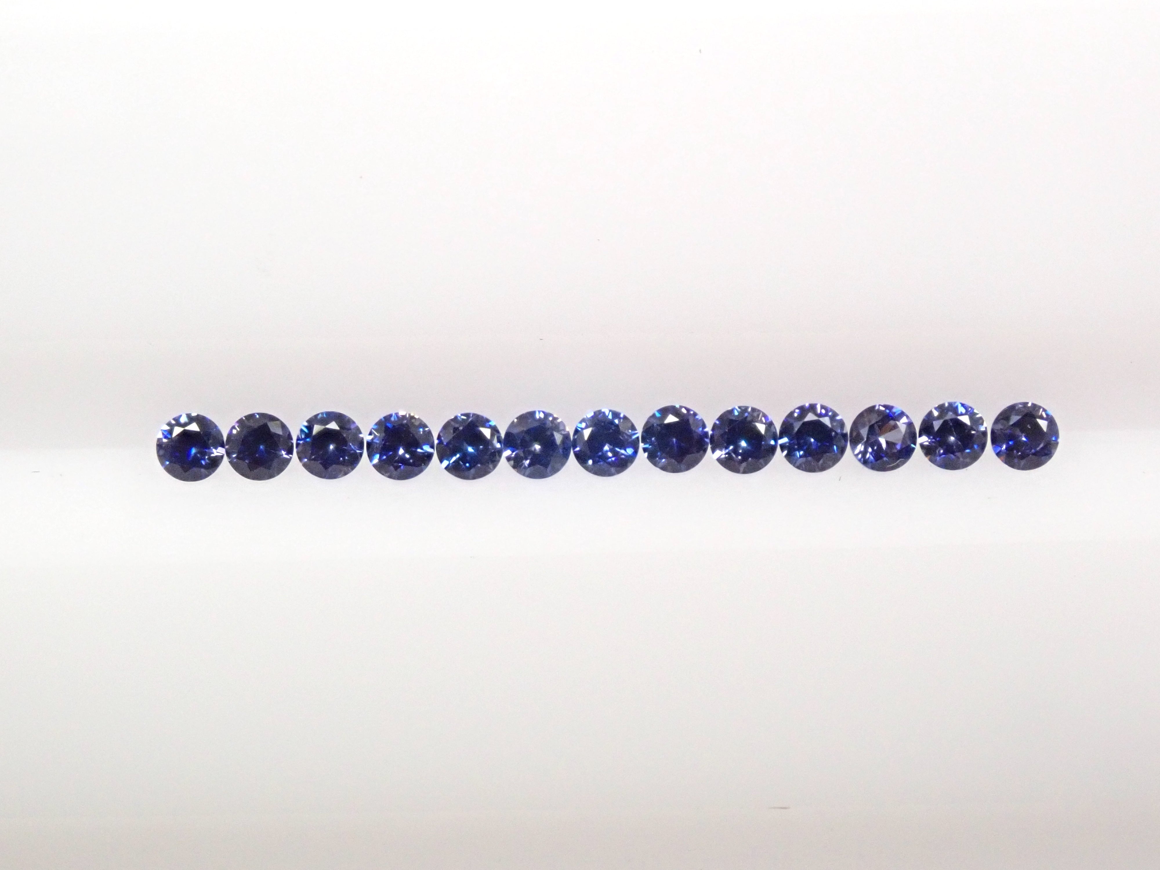 トップクオリティ》 ベニトアイト13石・ハーフエタニティリングセット