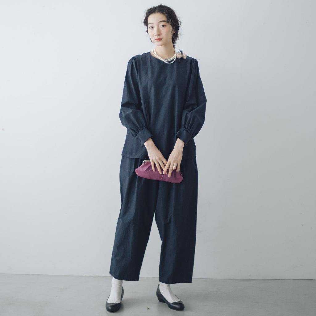 わたしたちらしい、大人のかわいらしさ」ブラウス＋サルエルパンツの