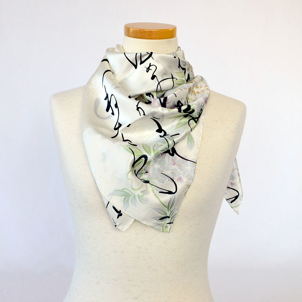 Silk scarf square 