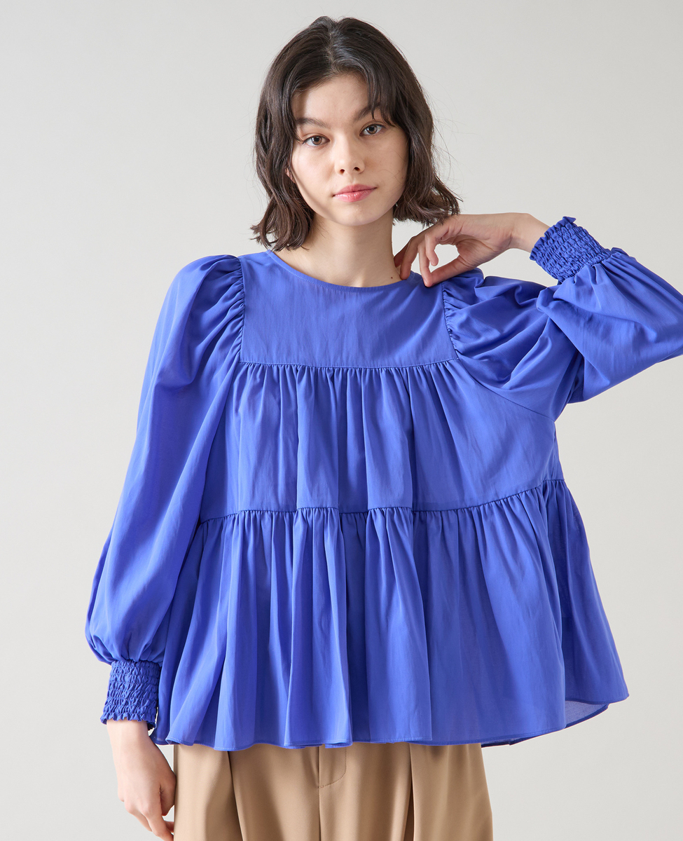 ティアードブラウス｜TIARA（ティアラ）｜商品詳細｜メルローズ公式