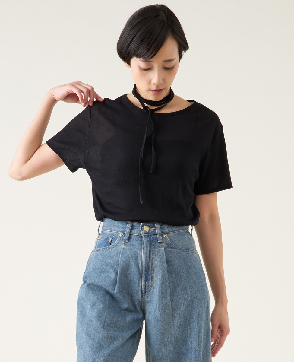 追加》【TU ES MON TRESOR /トゥ エ モン トレゾア】Choker T-shirt