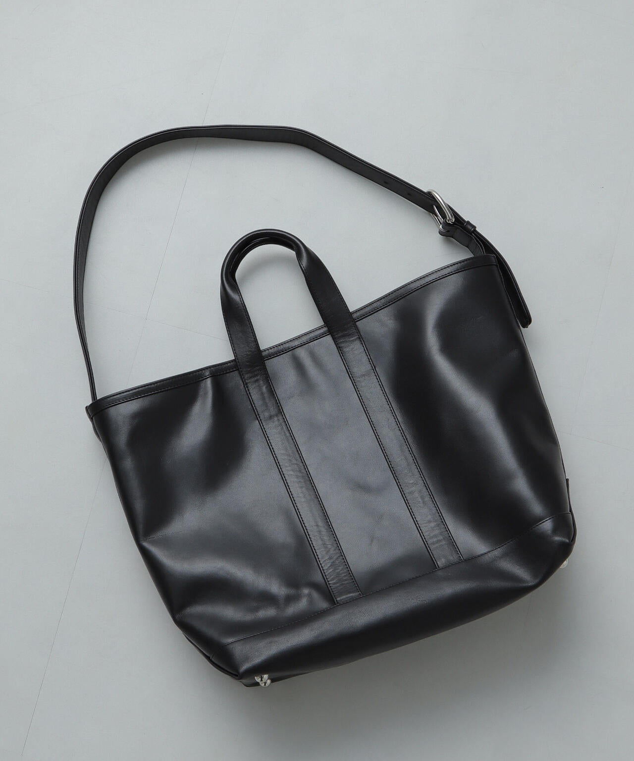 ホース レザー ショルダー トートバッグ