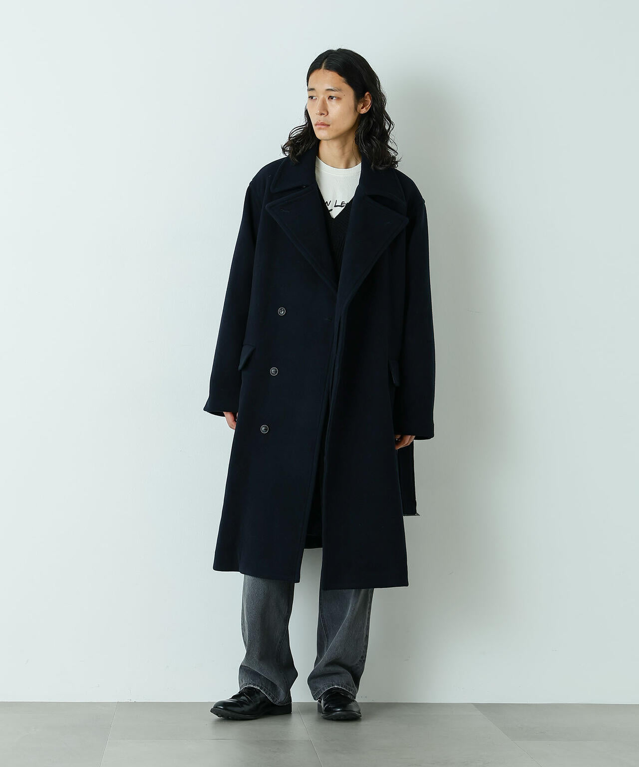 HOTEL PALACE」ウールカシミヤ ロングコート