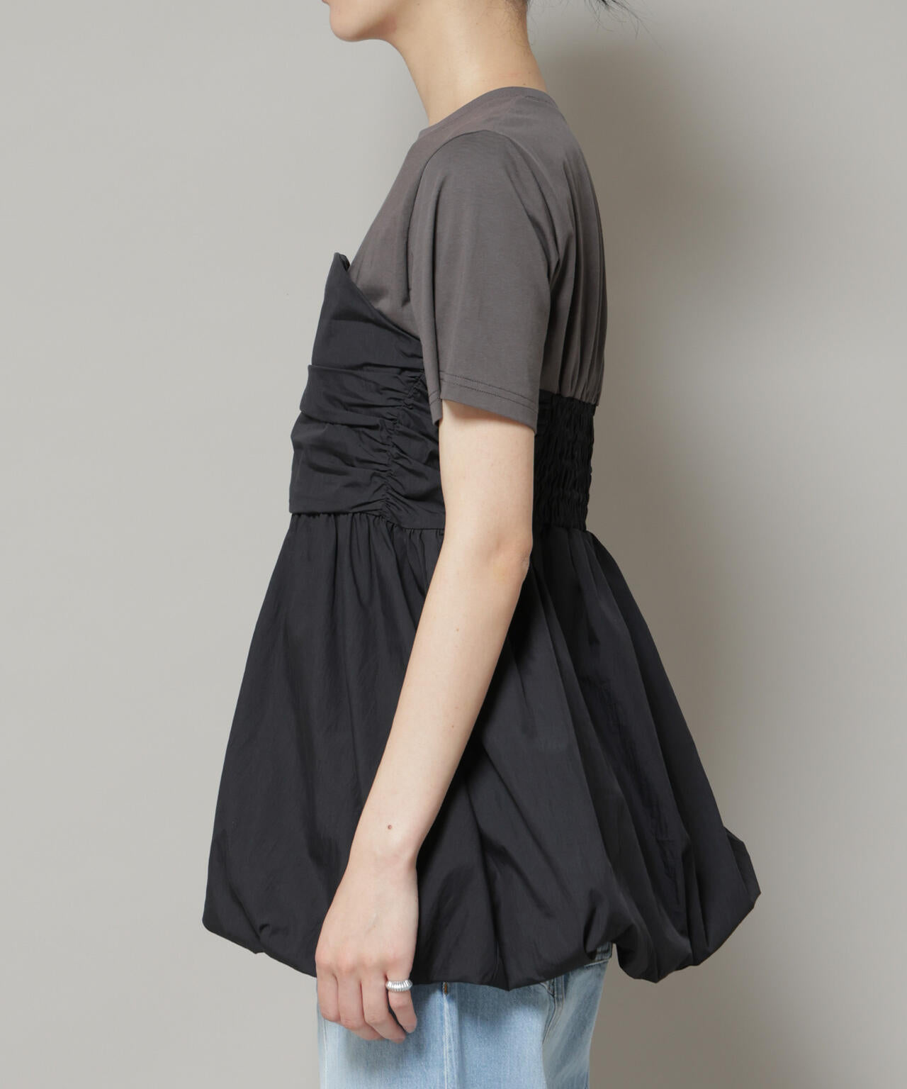 バルーン ビスチェ ドッキング トップス