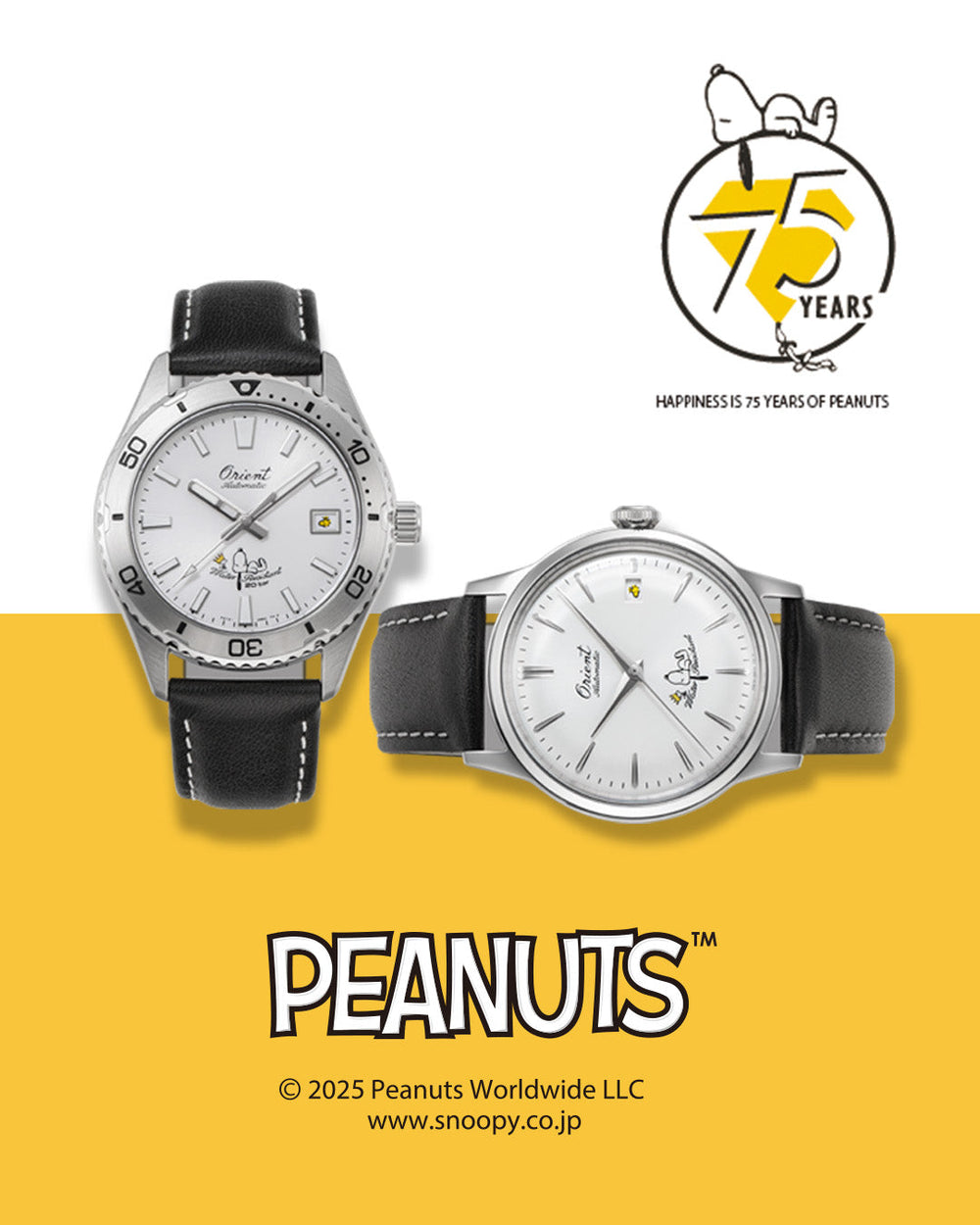 Orient Bambino 38 『PEANUTS』コラボレーションモデル RA-AC0M16S