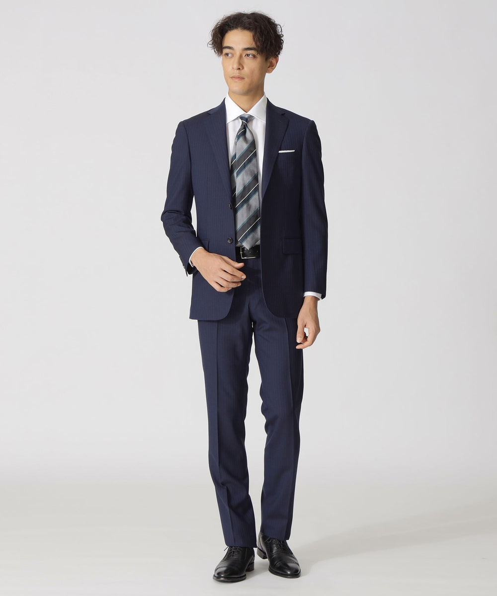 EASTGATE MODEL】「Adjustable Fit」10Month ブルーストライプスーツ