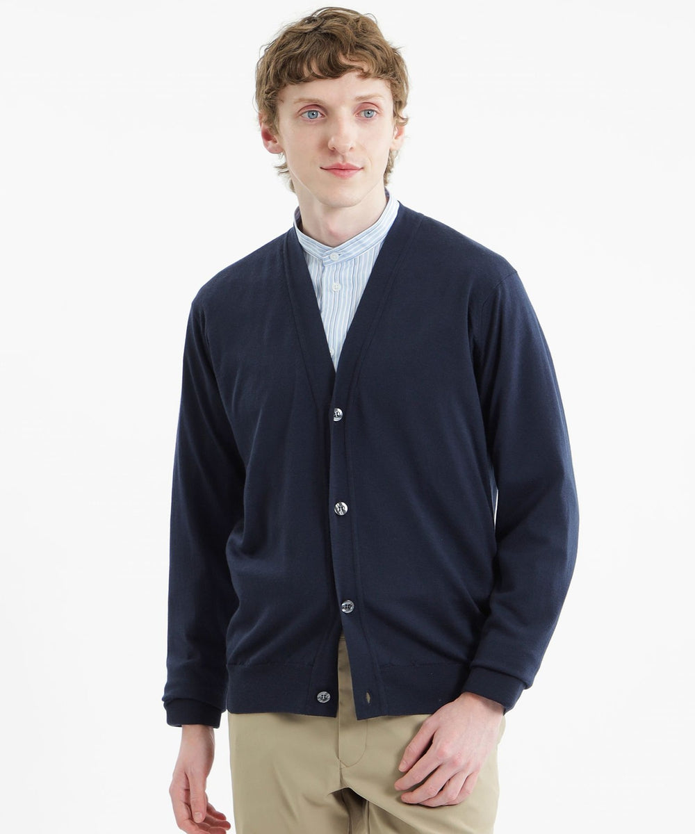 JOHN SMEDLEYコラボ Vネックカーディガン(トップス)｜MACKINTOSH