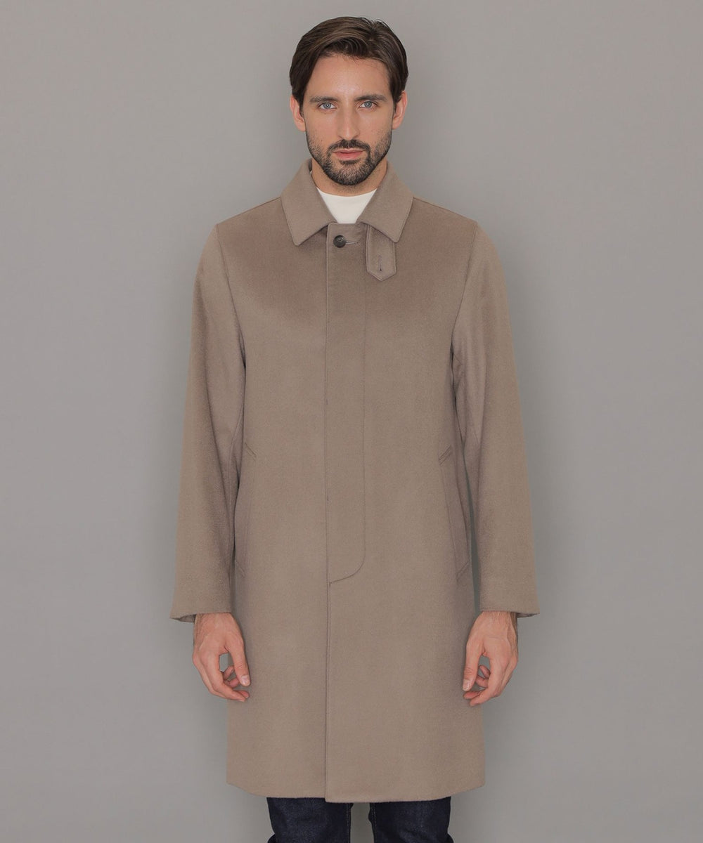 DUNFORD】ウールカシミヤビーバーステンカラーコート(コート