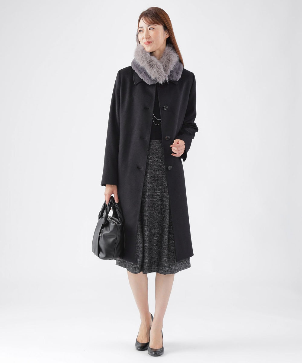 ウールカシミヤビーバーステンカラーコート(コート)｜TRANS WORK