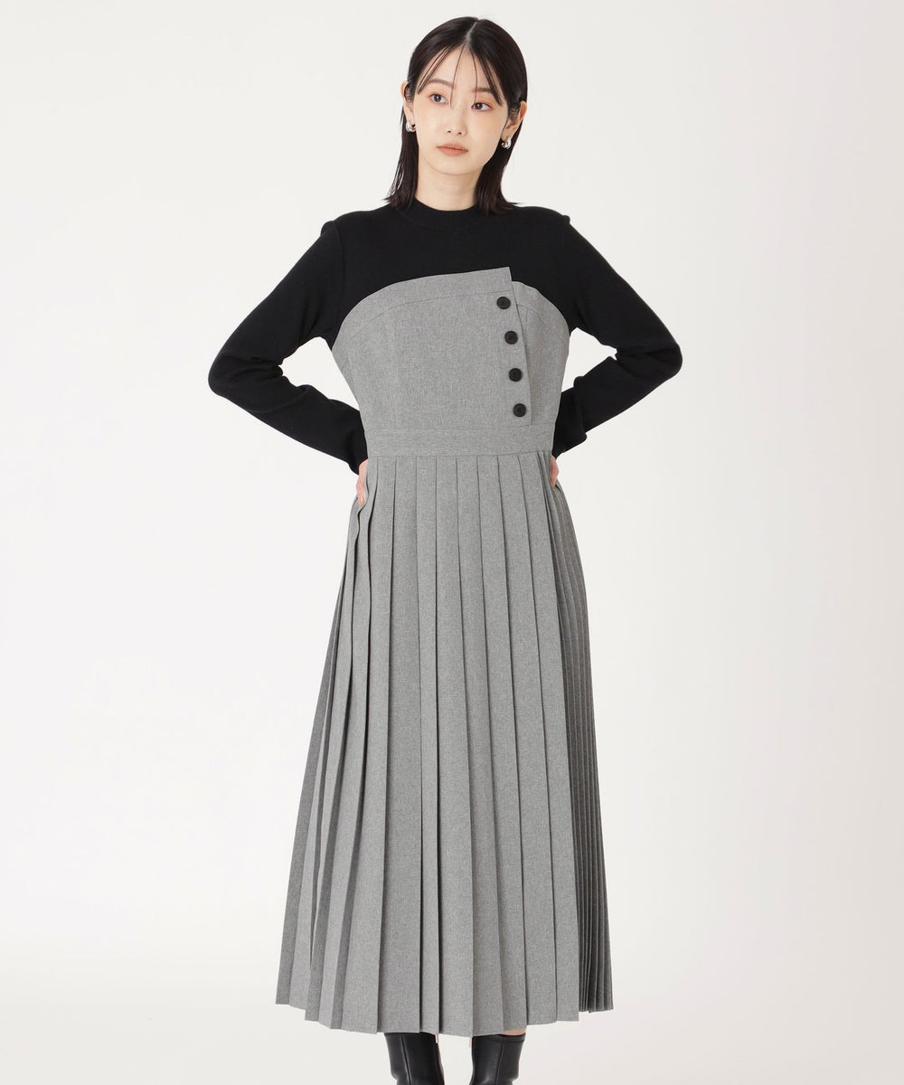 1枚で着映える】ビスチェコンビニットワンピース(ワンピース)｜CAST