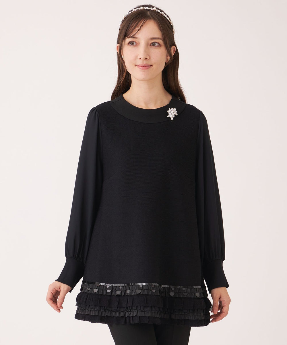 エレガンスヘム ニットチュニック(トップス)｜TO BE CHIC(トゥー ビー