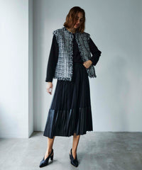 フリンジミックスツイード ショートジレ(ベスト)｜EPOCA(エポカ)の