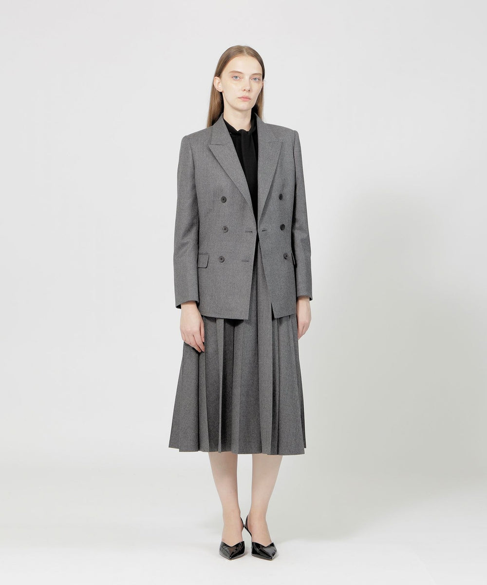 VERY NaVY2024年12月号掲載】ストレッチウールフラノ ダブルブレスト