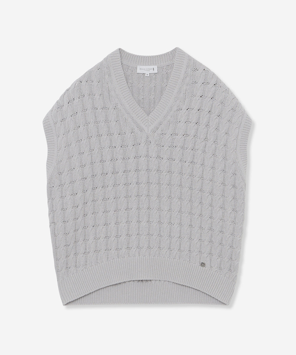 ケーブルニットベスト(トップス)｜MACKINTOSH LONDON(マッキントッシュ