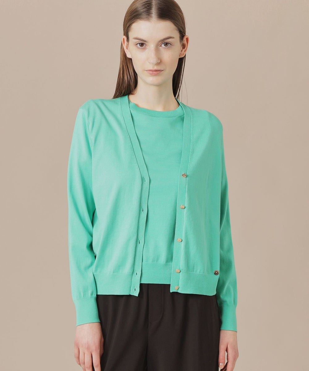 L】スビンコットンニットカーディガン(トップス)｜MACKINTOSH LONDON