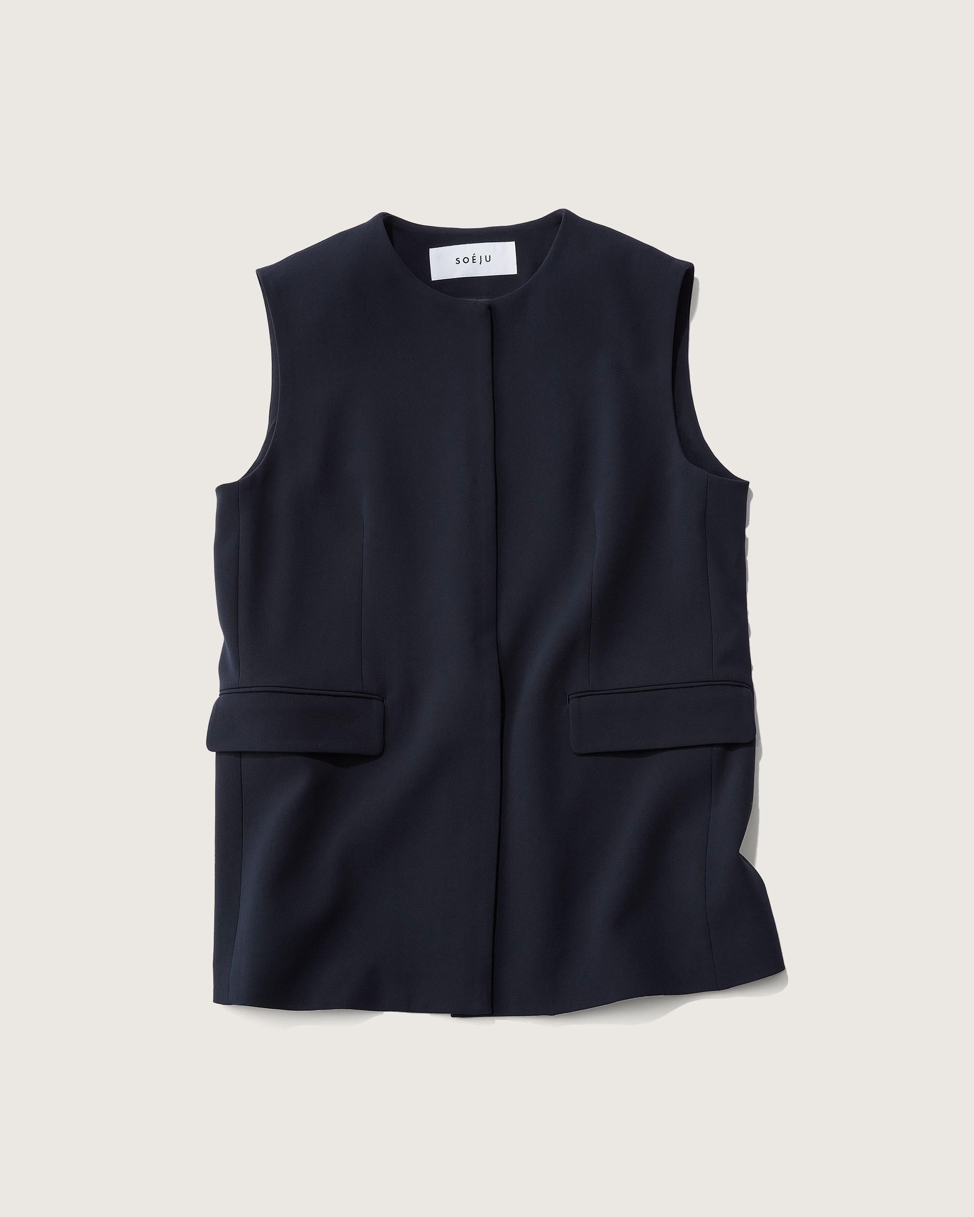 クルーネックジレ - SOÉJU online store｜上質な大人の女性のための