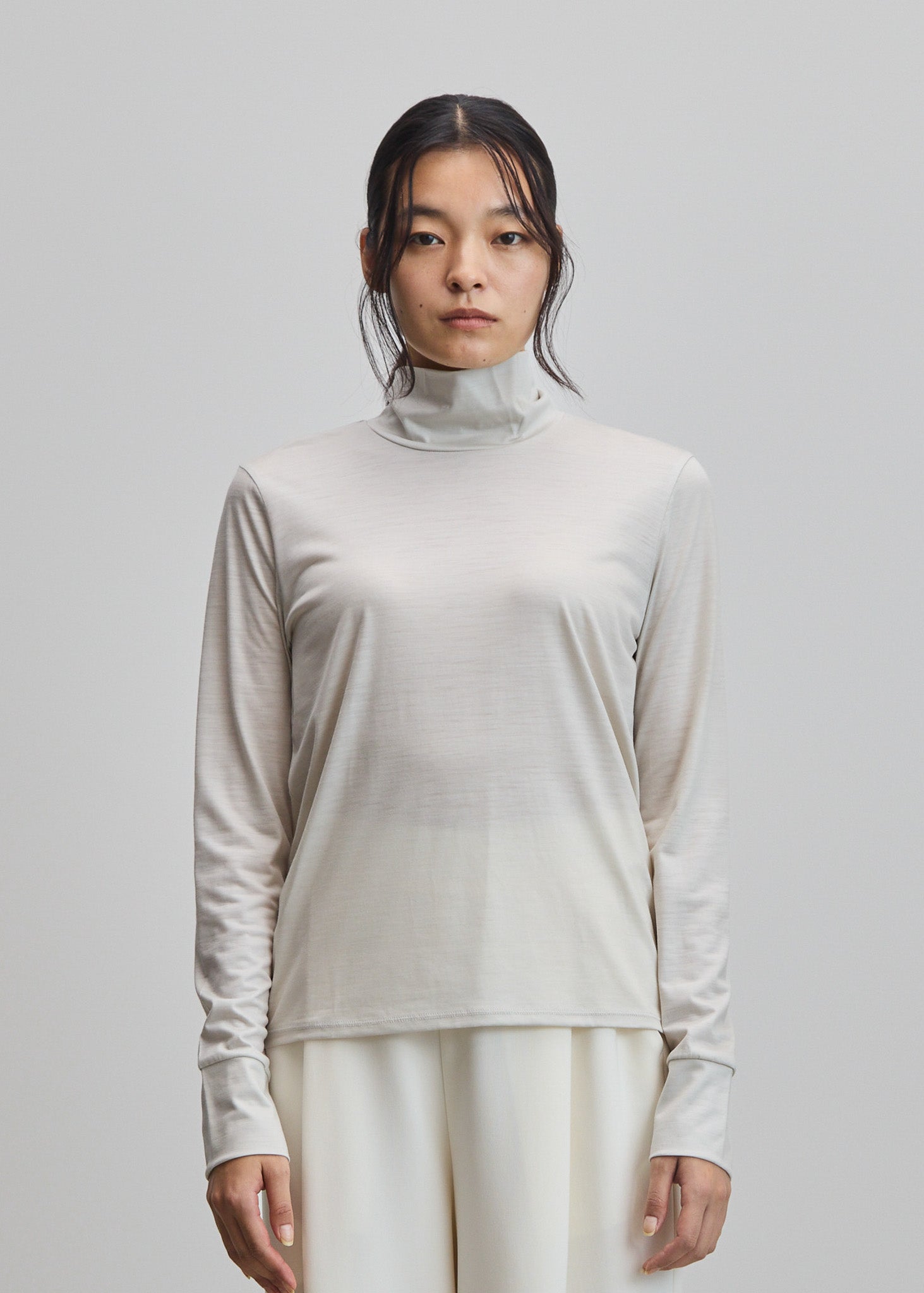 クリアウールタートルネックカットソー - SOÉJU online store｜上質な