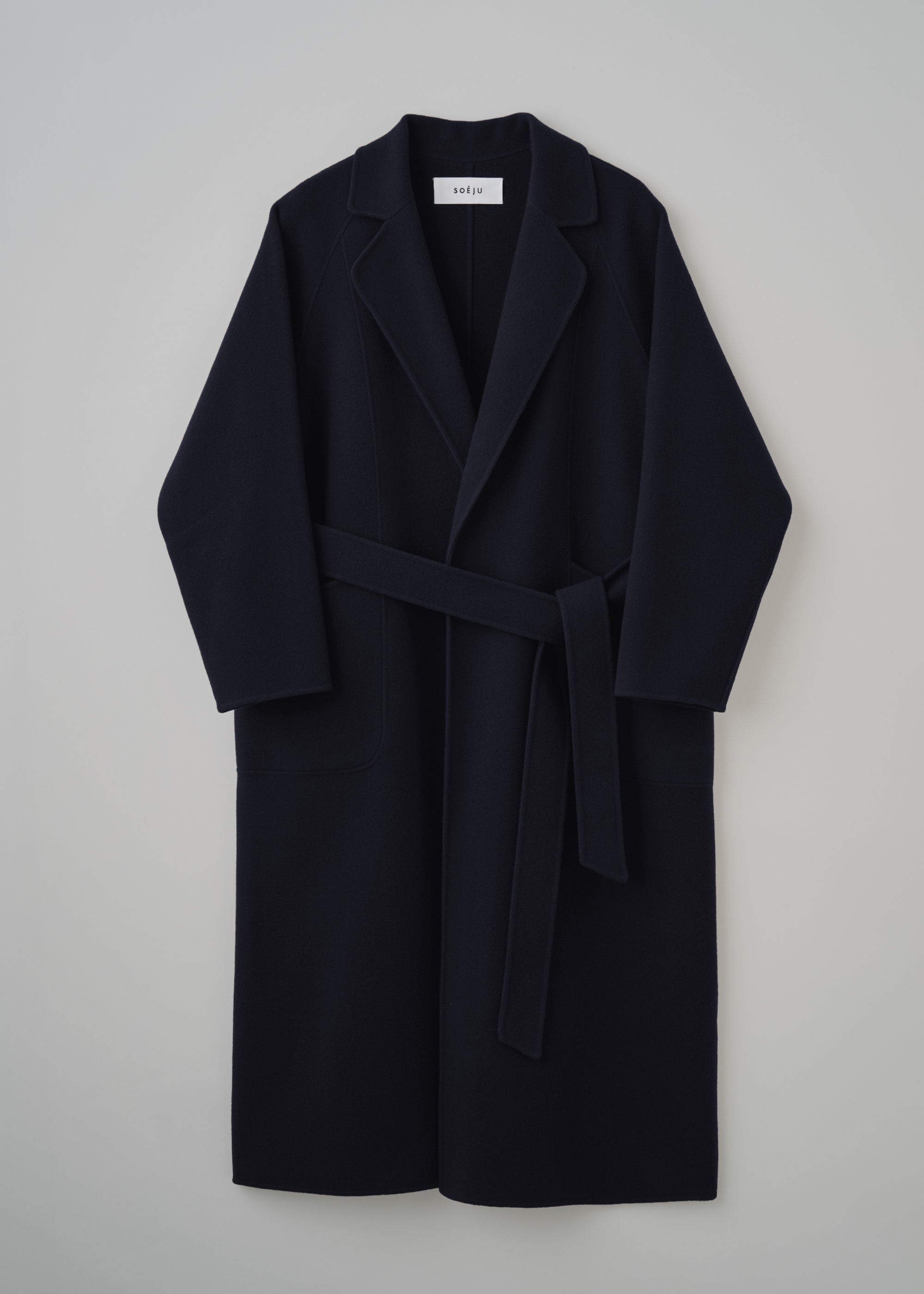 ウールリバーローブコート - SOÉJU online store｜上質な大人の女性の