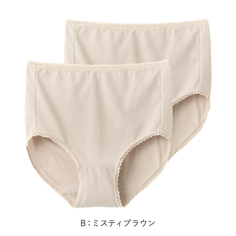 グンゼ 速乾 ショーツ レディース 綿混 2枚組 M L LL 下着 女性 パンツ