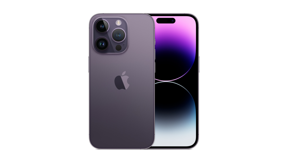 Refurbished iPhone 14 Pro 128GB - Deep Purple (Unlocked) - Apple