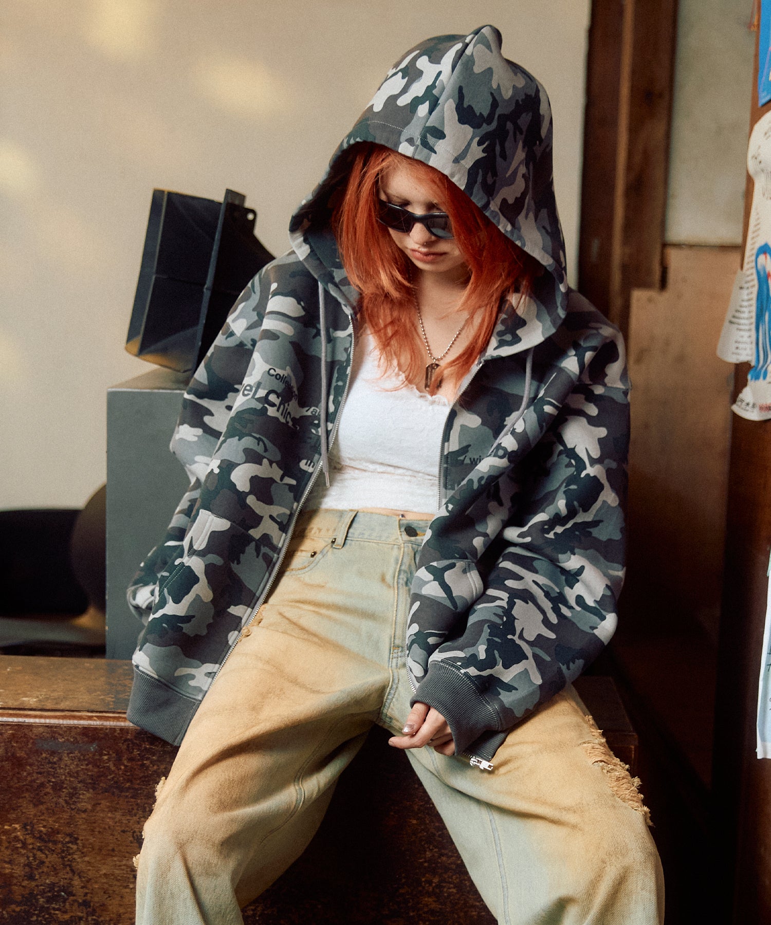 エンジェルハートロゴジップフーディ｜ACLENT（アクレント）