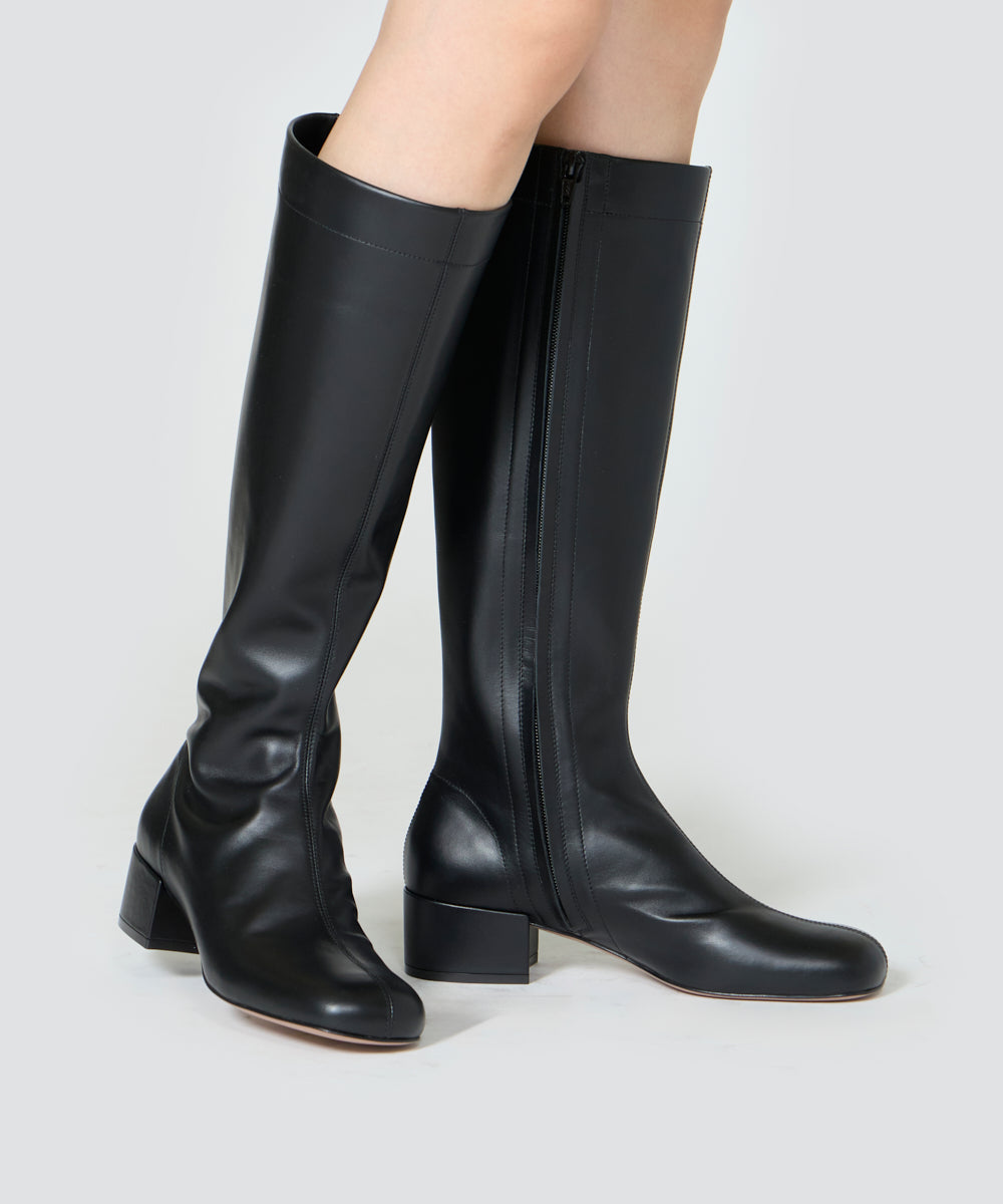 PELLICO | ソフト ロングブーツ 3.5cm BLACK - アマンオンラインストア