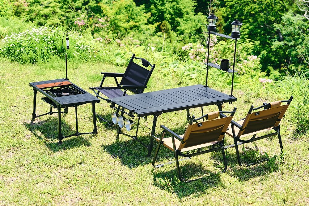 予約即完売した「Alpen Outdoors アルミユニットテーブル」が、パワー