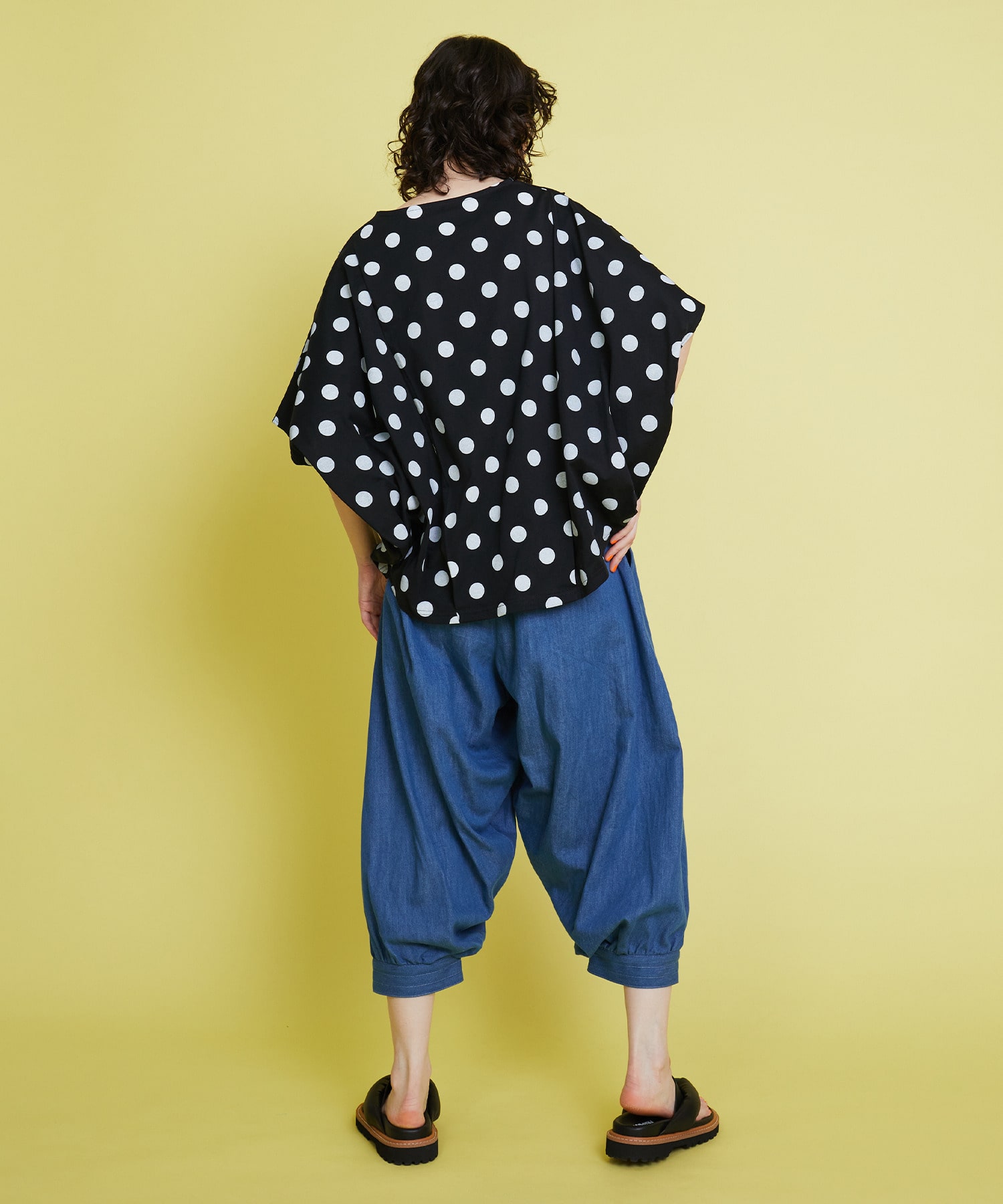 ライトデニム サルエルパンツ｜BIGI online store - ビギ オンラインストア