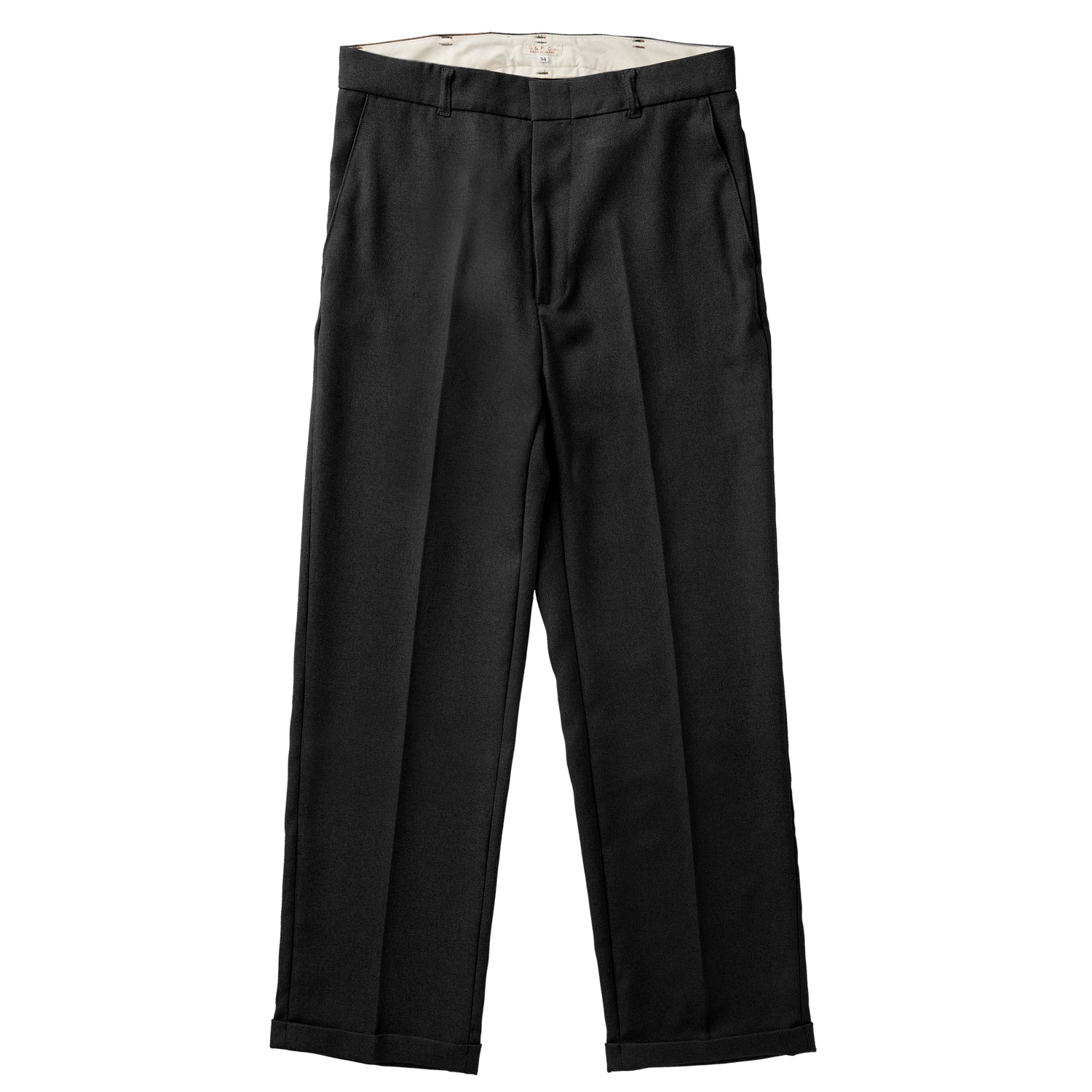 G&F Co.- ATHLETIC TROUSERS _BLACK – BITTERS STORE