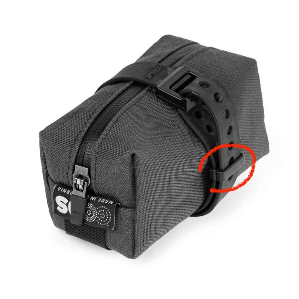 OUTER SHELL ADVENTURE* mini saddlebag (black) - BLUE LUG ONLINE STORE