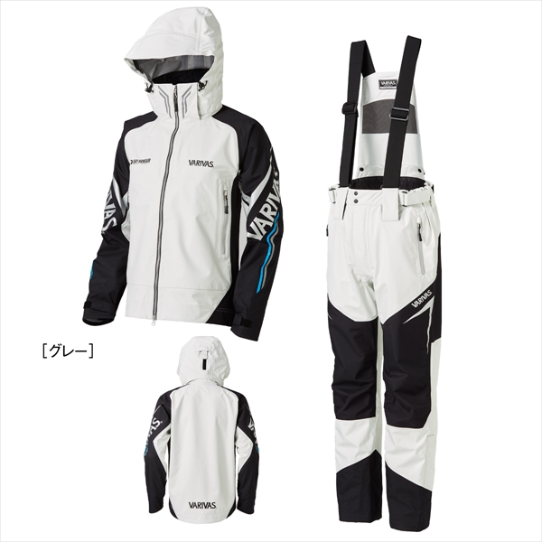 バリバス VARS-11 ドライアーマーレインスーツ LL グレー