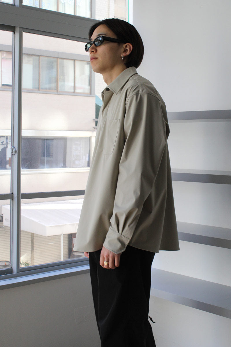 OUR LAGACY | BOX SHIRT / ABOVE SHIRT / DUSTY WHITE MUTED SCUBA