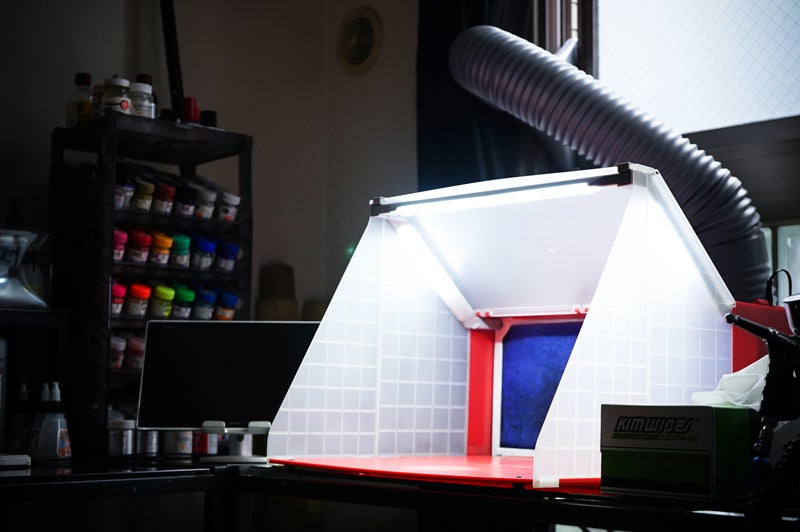 塗装ブース 『 エアテックス レッドサイクロンL 』を購入しました