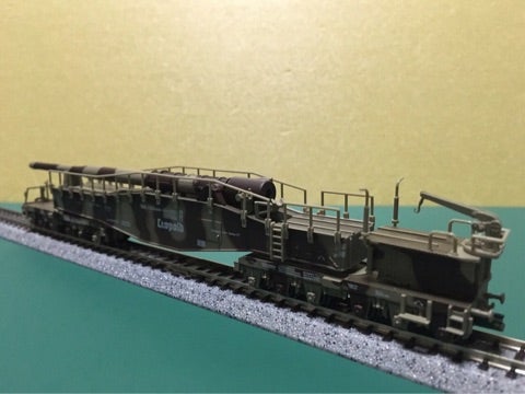 模型』(〃゜Д゜)ﾉ{…列車砲！【ホビートレイン•クルップ K5 レオポルド