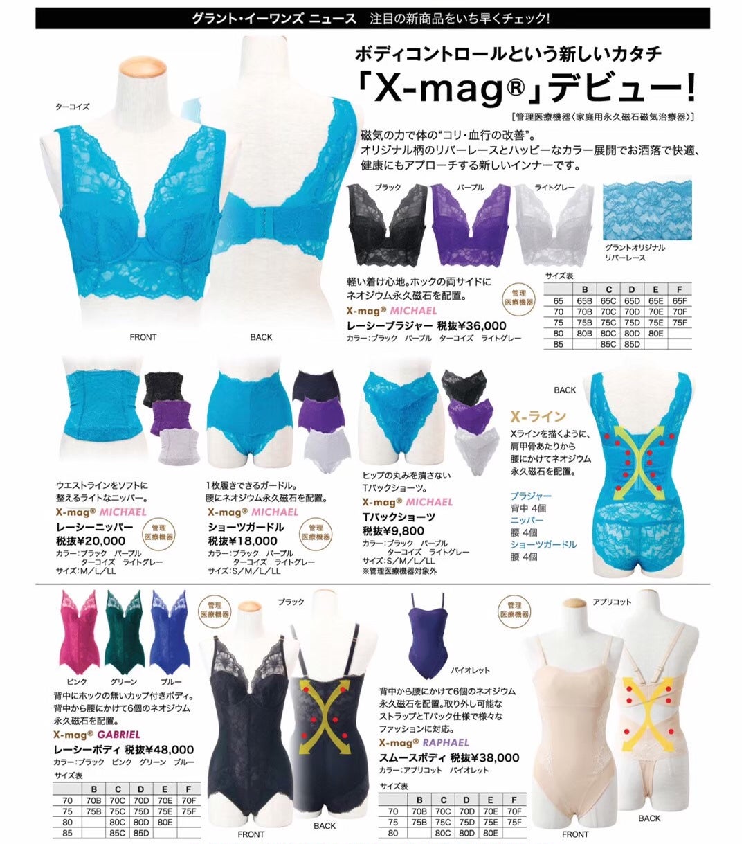 LALA グラントイーワンズニッパービスチェ 補正下着 D75 ミスティ