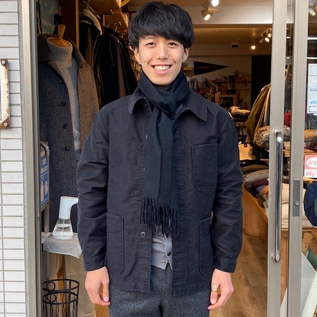 LE TRAVAILLEUR GALLICE”LA VESTE”からブラックモールスキンです