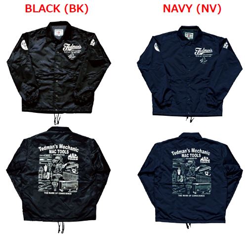 TEDMAN x MACTOOLS】コラボのZIPスウェット＆コーチジャケットが再