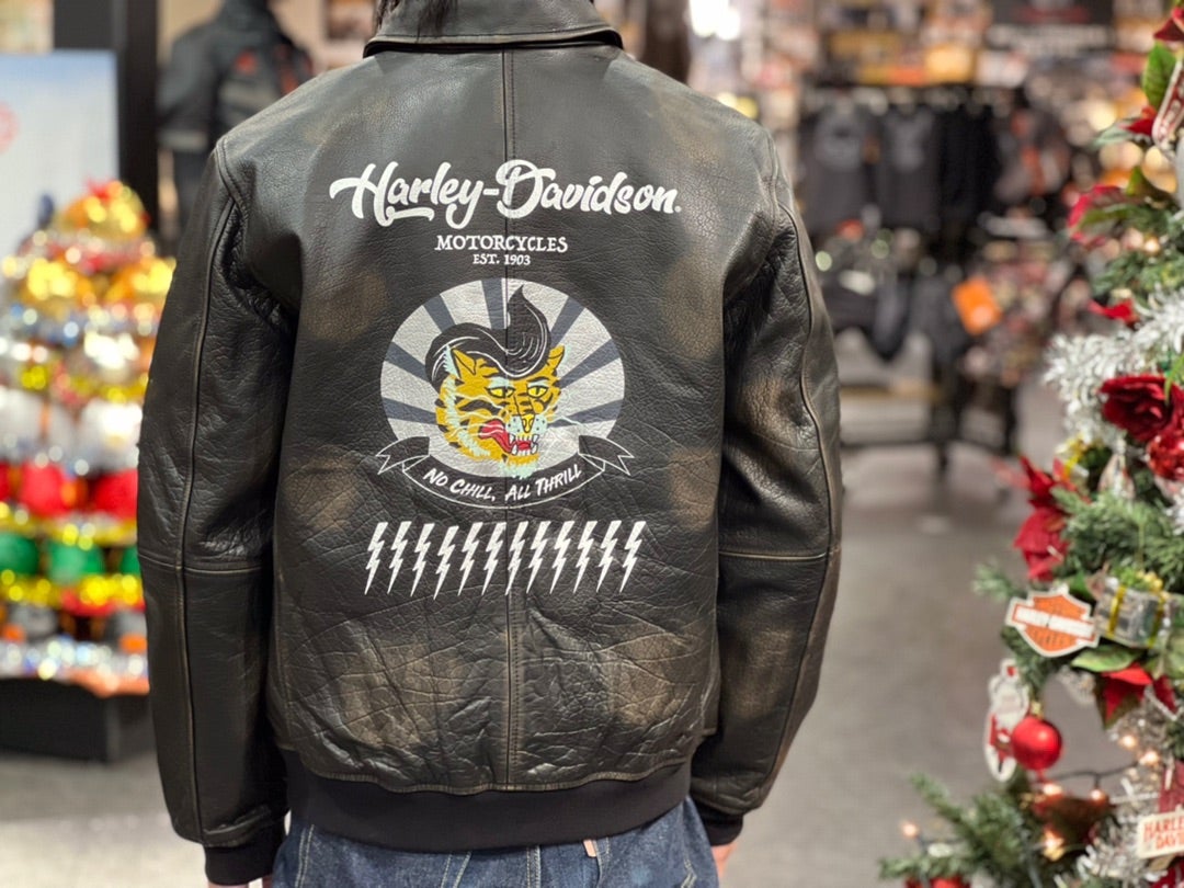 レザージャケット ハーレーダビッドソン シングルライダース レザー 黒