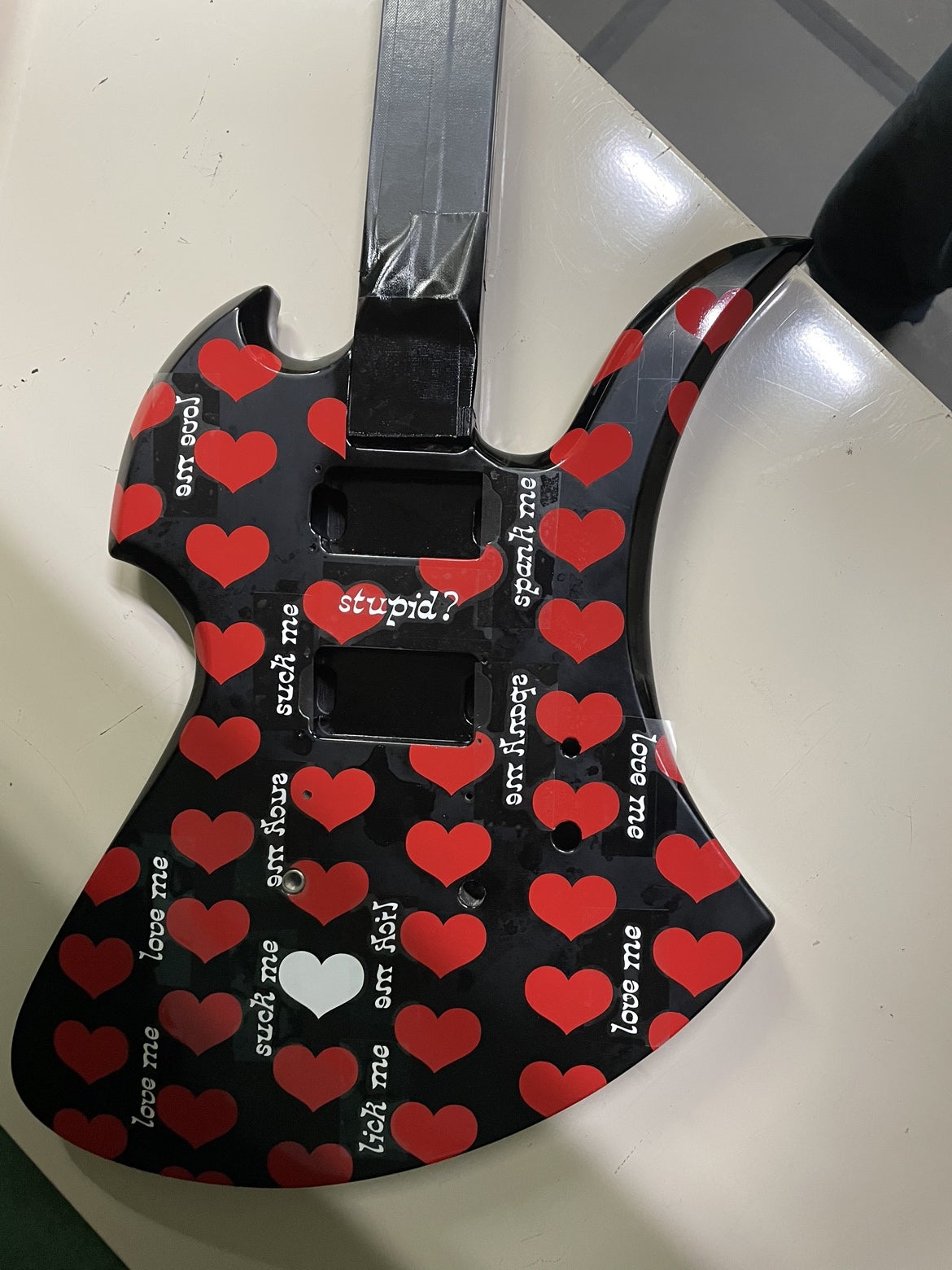 HIDEモデル モッキンバード MG-80X ブラックハート続き | yui62795のブログ