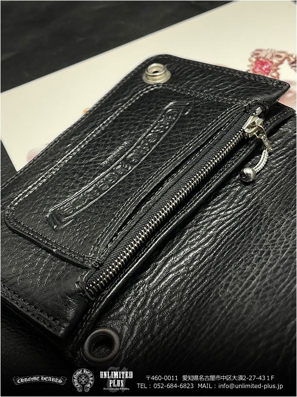 在庫あり！クロムハーツ 財布 / ウォレット 1ジップ クロスボタン